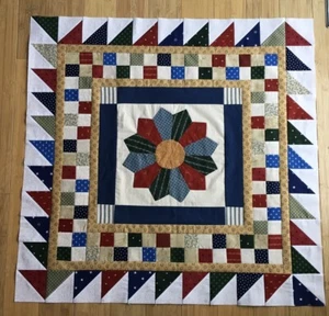 Appliqué Star Quilt Block - Picture 1 of 9