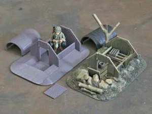 28mm/1:56th Resin WW2 British Anderson Air Raid Shelter - Bild 1 von 1