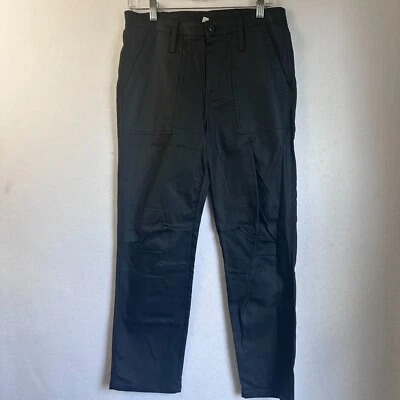 Umgee Pantalones Mujer L Negro Imitación Cuero Elástico Recto Alto 30 x 28 Gótico Foto 1 de 4