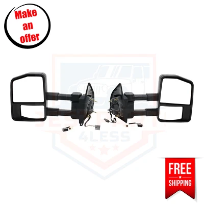 Espejo retrovisor izquierdo derecho Kool Vue FD171ERL para 99-07 Ford F-250 Super Duty XL, XLT Foto 1 de 4