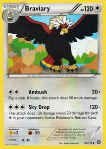 Braviary 93/114 Pokemon XY Steam Siege NM - Picture 1 of 2