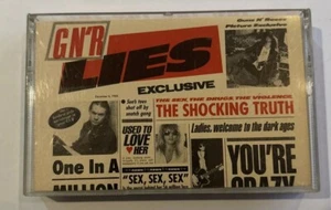 Guns N Roses Cassette Tape GNR Lies Axl Rose Slash Duff Adler Izzy Vintage - Picture 1 of 6