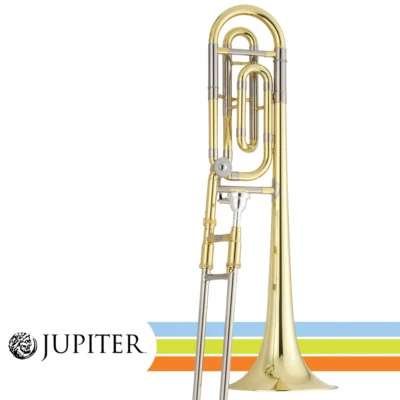Trombón de nivel de rendimiento Jupiter JTB1100FQ Bb con accesorio F con estuche Foto 1 de 3