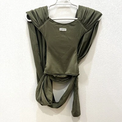 KEABABIES PORTABEBÉS ESLINGA HEBILLA LIBRE TALLA ÚNICA VERDE MILITAR SUAVE NUEVO BEBÉ ACOGEDOR Foto 1 de 4