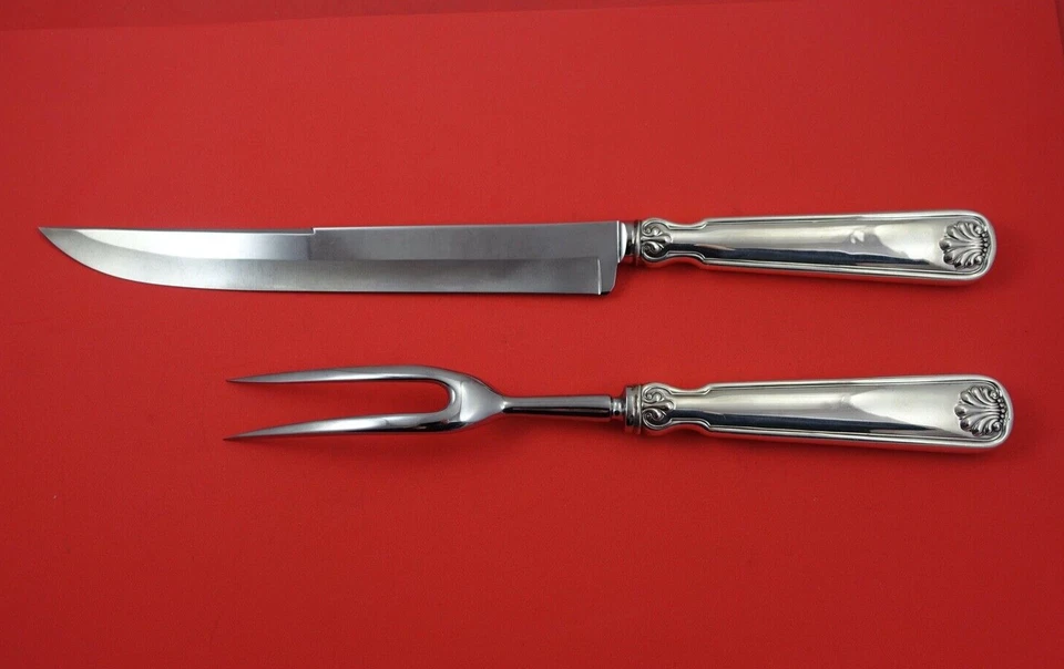 Shell and Thread de Tiffany and Co Juego de 2 tallas asadas de plata de ley Foto 1 de 2