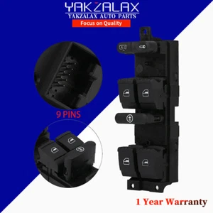 Power Window Master Switch Front Left for VW Jetta VW Passat Golf 4 Door 99-05 - Picture 1 of 9