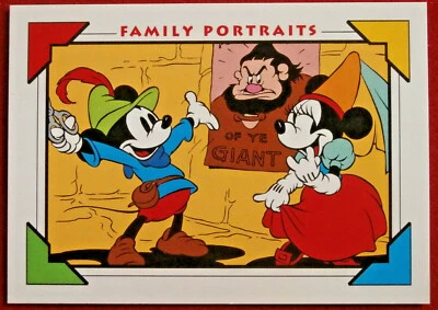 Disney COLLECTOR CARDS - Card #130 - BRAVE LITTLE TAILOR - IMPEL 1991 - Image 1 of 2