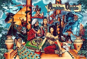 TALES OF THE ARABIAN NIGHTS Pinball RGB Multi-Efecto TRANSLITE Luz Mod Kit - Imagen 1 de 2