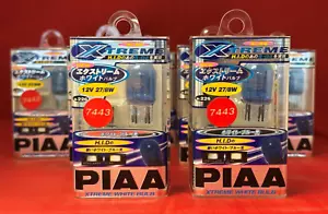PIAA Xtreme White DRL Error Free Bulbs T20 7443 Super Bright 27/8W Output H226 - Picture 1 of 3