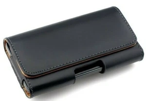 Leather Belt Clip Pouch Case Cover For HTC One X Samsung S2 S3 S4 LG Sony Phone - Picture 1 of 3