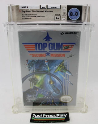 Top Gun: The Second Mission Nintendo NES Sealed Wata Graded 8.0 A+ - Image 1 of 4