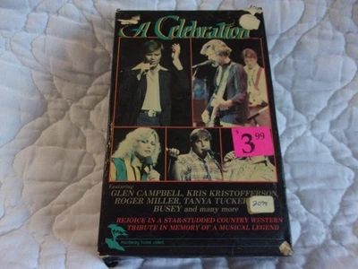 A CELEBRATION VHS DORSEY BURNETTE GLAN CAMPBELL KRIS KRISOFFERSON TANYA TUCKER - Image 1 of 4