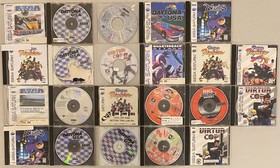 1990s SEGA SATURN LOT OF 22 GAMES UNTESTED VIRTUA COP VIRTUA FIGHTER NIGHTS +