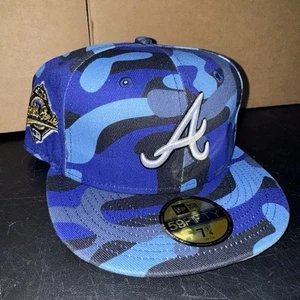 Hatclub Colour Camo Fitted Hat Collection 1995 Atlanta Braves 7 1/4 New Sold Out - Picture 1 of 5