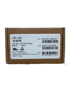 Módulo Cisco Meraki MA-SFP-10GB-SR 10GBase-SR SFP+ (Nuevo) - Imagen 1 de 3