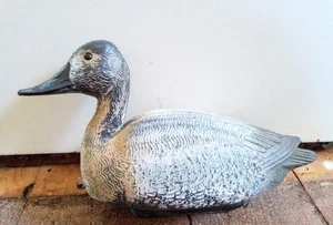 Vintage 16” Carry Lite CANVASBACK Hen Duck Decoy Made In Italy, Sport Plast - Picture 1 of 5