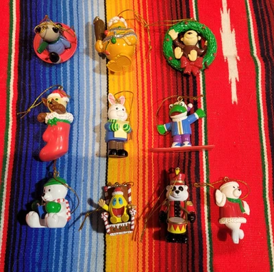 Ganz Webkinz Christmas Ornaments All Decked Out Retro 10 Pieces Lot 2 - Image 1 of 4