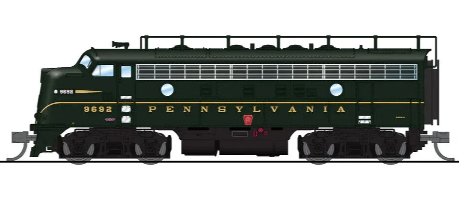 BROADWAY LIMITED 7778 N EMD F7A PRR 9699A DGLE 1 Stripe, Paragon4 Sound/DC/DCC - Image 1 of 1