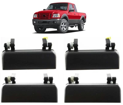 Outer Outside Exterior Door Handle Pair Set for 1993-11 Ford Ranger Mazda Pickup Foto 1 de 4