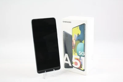 Samsung Galaxy A51 5G (Unlocked) 128GB Prism Cube Black  Grade C Original Box - Image 1 of 4