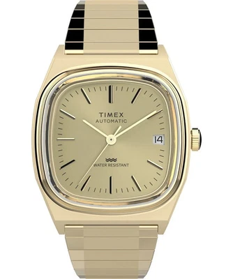 Timex Gold Mens Analogue Watch 1983 E Line Reissue TW2Y07200 - Image 1 of 4