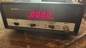 Vintage HEATHKIT DIGITAL FREQUENCY COUNTER Model IM-2410 - POWERS ON Nice - Zdjęcie 1 z 10