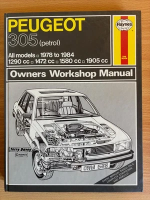Peugeot 305 (Petrol)  All Models 1978 to 1984 Haynes Owners Workshop Manual - Image 1 of 3