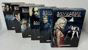Battlestar Galactica Series DVD Seasons 1 - 4.5 (6 Box Sets) Sci-Fi SyFy - Picture 1 of 5