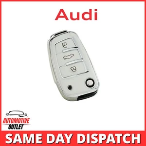 REMOTE FLIP KEY COVER CASE FOB SHELL PROTECTOR FOR AUDI A1 A3 A4 A6 TT Q3 Q7 - Picture 1 of 14