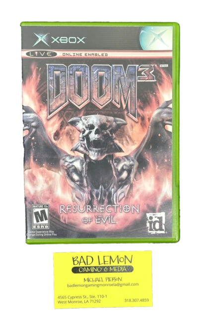 Jogo Doom 3 Xbox 360 Usado S/enacrte - Fazenda Rio Grande