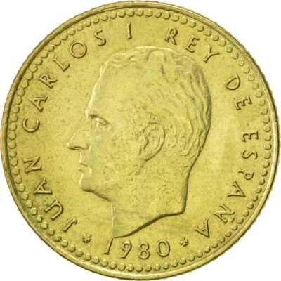 [#423397] Coin, Spain, Juan Carlos I, Peseta, 1981, AU(50-53), Aluminum-Bronze,  - Image 1 of 2