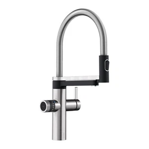 Blanco drink.hot EVOL-S Pro 4-in-1 Flexible Hose PVD Steel Kitchen Tap - - Picture 1 of 5