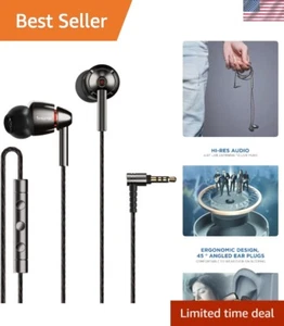 Auricolari In-Ear Quad Driver Alluminio Cablato 40kHz Alta Fedeltà - Foto 1 di 11