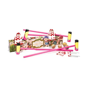 New - Professor Puzzle Wonderland Games - The Queen of Heart's Croquet Set - Picture 1 of 5