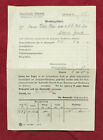 WW2 WWII German military wartime document receipt 1942