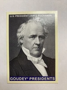2008 Upper Deck Goudey- Presidents- JAMES BUCHANAN #250 - Short Print SP Mint - Picture 1 of 3