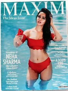 MAXIM India August 2018 Neha Sharma Erika Medina David Harbour Sonali Silva Olli - Picture 1 of 15