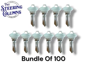 Schlage SC1 Key Blank Nickel Plated 5-Pin New - Qty 100 - Picture 1 of 3