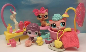 LITTLEST PET SHOP #1625 1626 1627 POODLE POSSUM CAT PET STYLES SALON ACCESSORIES - Picture 1 of 13