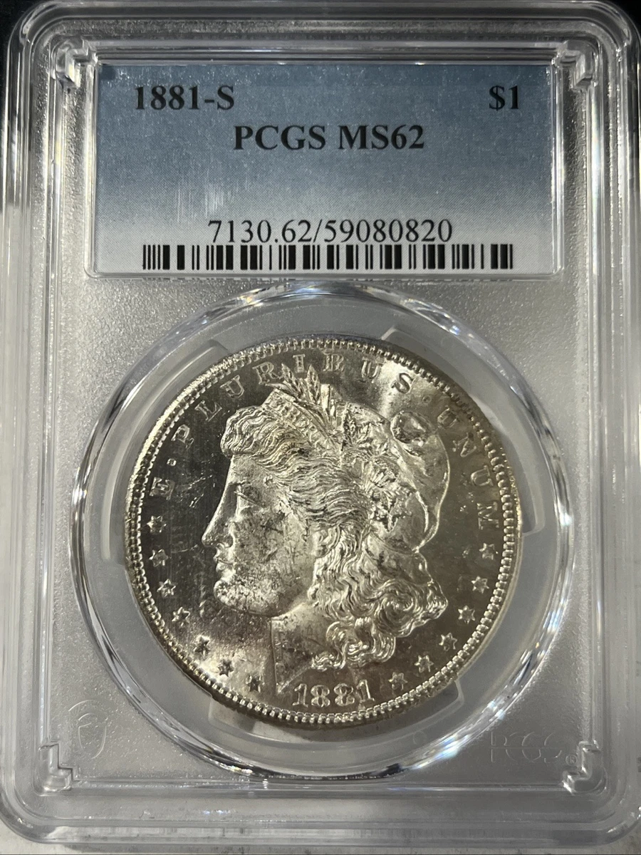 MS 62 Graded 1881 Year Morgan US Dollars (1878-1921) for sale | eBay
