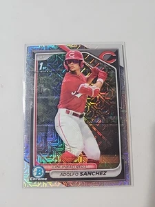 2024 Bowman cromo Adolfo Sánchez 1er Bowman Mojo refractor #BCP-252 - rojos - Imagen 1 de 2