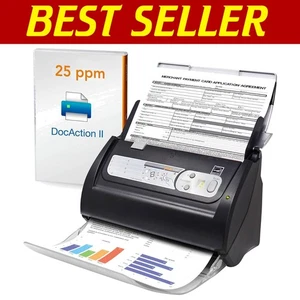 Versatile Document Scanner with Intelligent Processing & Auto Feeder for Windows - Picture 1 of 11