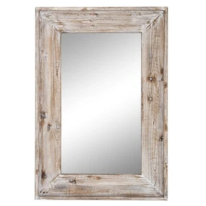 36 X 24 inch Wall Mount Wood Frame Bathroom Vanity Mirror Rustic Horizontal/V... - Picture 1 of 7