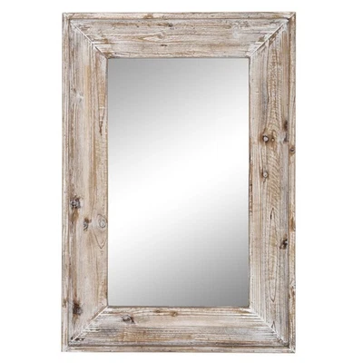 36 X 24 inch Wall Mount Wood Frame Bathroom Vanity Mirror Rustic Horizontal/V... - Image 1 of 4