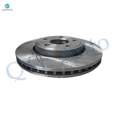 Rotor de disco de freno ranurado perforado 1P delantero izquierdo 330 mm para Dodge Durango 2011-2020 Foto 1 de 4