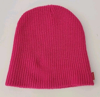 Bonnet Basique FW14 Supreme Vintage 2014 Rose Fuchsia Magenta Fabriqué Au Canada - Photo 1/4