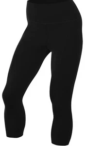 Nike One Women's High-Waisted Crop Leggings Black Size XXL FN3236-010 - Picture 1 of 5
