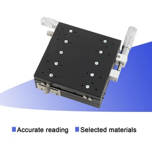LY125-LM Manueller Schiebetisch Verschiebeplattform XY Achse Übersetzungsbühne USA - Bild 1 von 12