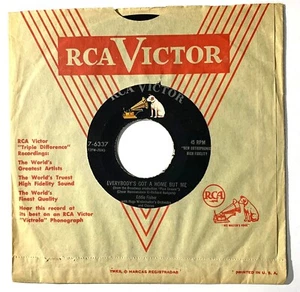 45 RPM Eddie Fisher Dungaree Doll & Everybody’s Got a Home But Me Vinyl RCA - Bild 1 von 4