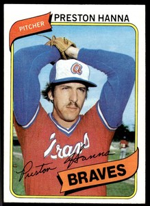 1980 Topps Preston Hanna Atlanta Braves #489